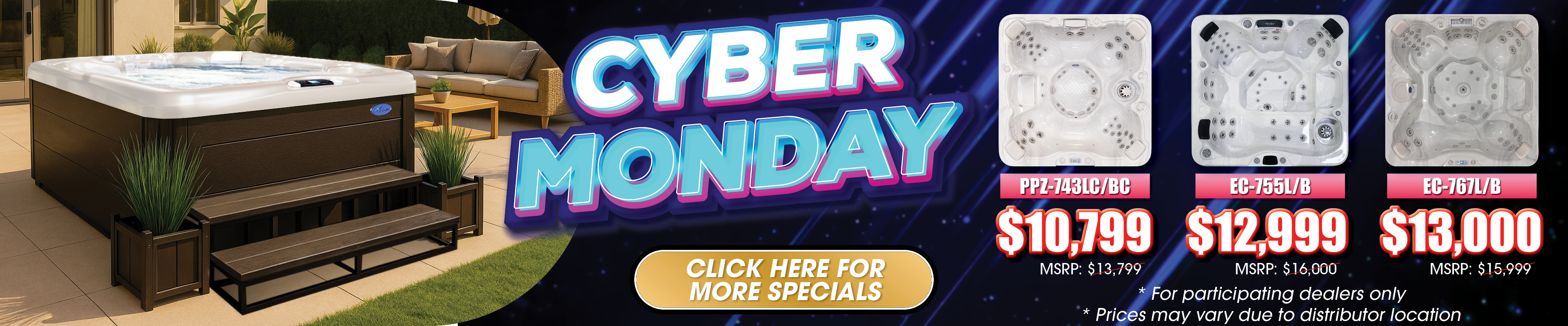 Calspas hot tub being used in a family setting - Garden Grove