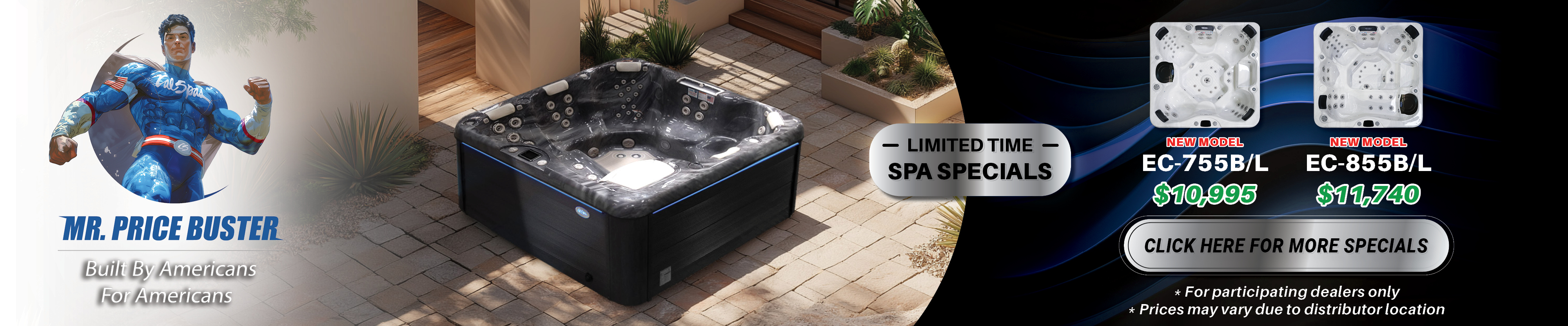 Calspas hot tub being used in a family setting - Garden Grove